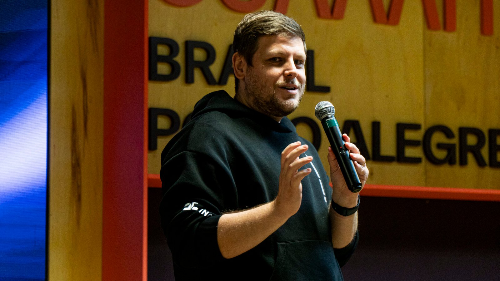 Rafael Hertel palestrando